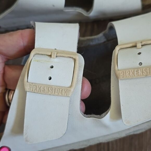 Birkenstock Arizona White Sandals Size 39 | - Picture 4 of 9